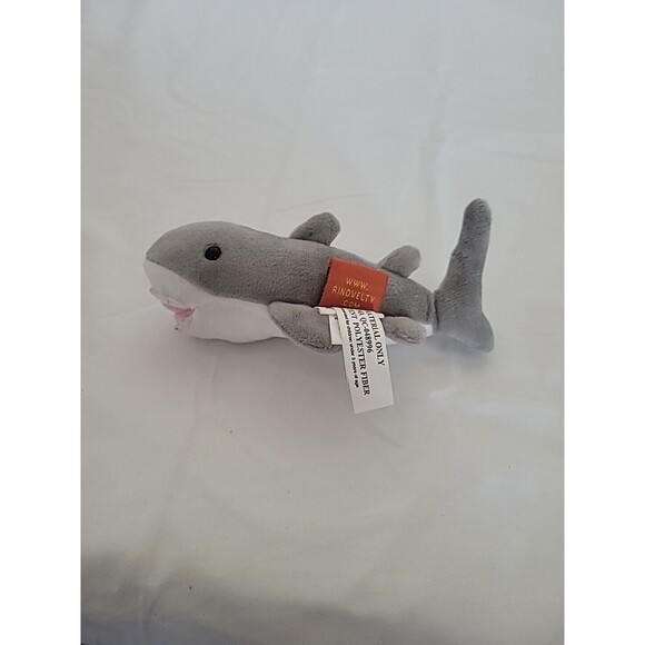 Adventure Planet Great White Shark 6" Plush Stuffed Animal Realistic Toy - Picture 1 of 12